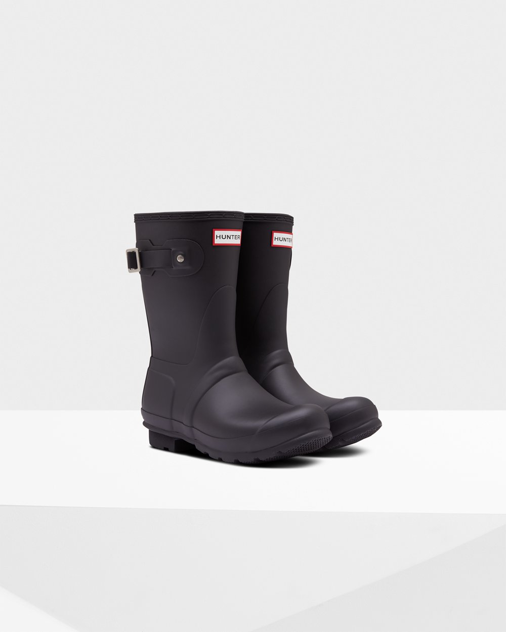 Hunter Original Insulated Short Rain Boots - Shop Online Womens Black - HWTKQC690